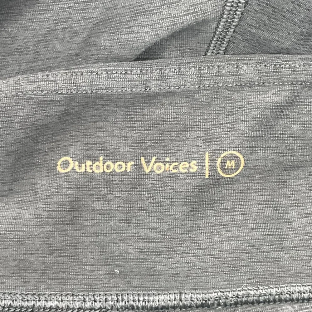 Outdoor Voices Leggings Women Medium Charcoal Gray‎ Athletic Wear Athleisure